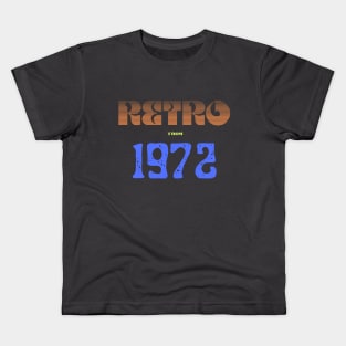 Retro Birthyear 1972 Kids T-Shirt